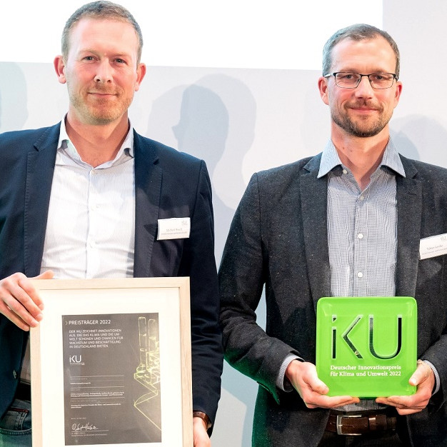 Rostocker StartUp ENEKA ist Preisträger des Innovationspreises für Klima und Umwelt 2022. (Foto: C. Kruppa)