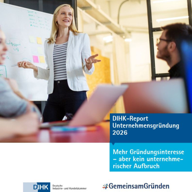 Titelbild DIHK-Report Unternehmensgründung