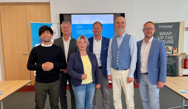 Auftakt des INNO AWARD 2023 mit den Sponsoren und den Preisträgern aus 2022.