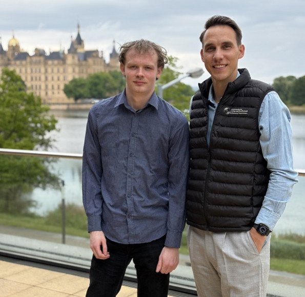 Tiberius Treppner (Halbestunde) mit Johannes Dahl (MBG MV (Foto: MBG MV).